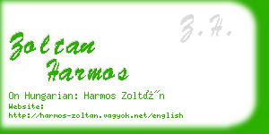 zoltan harmos business card